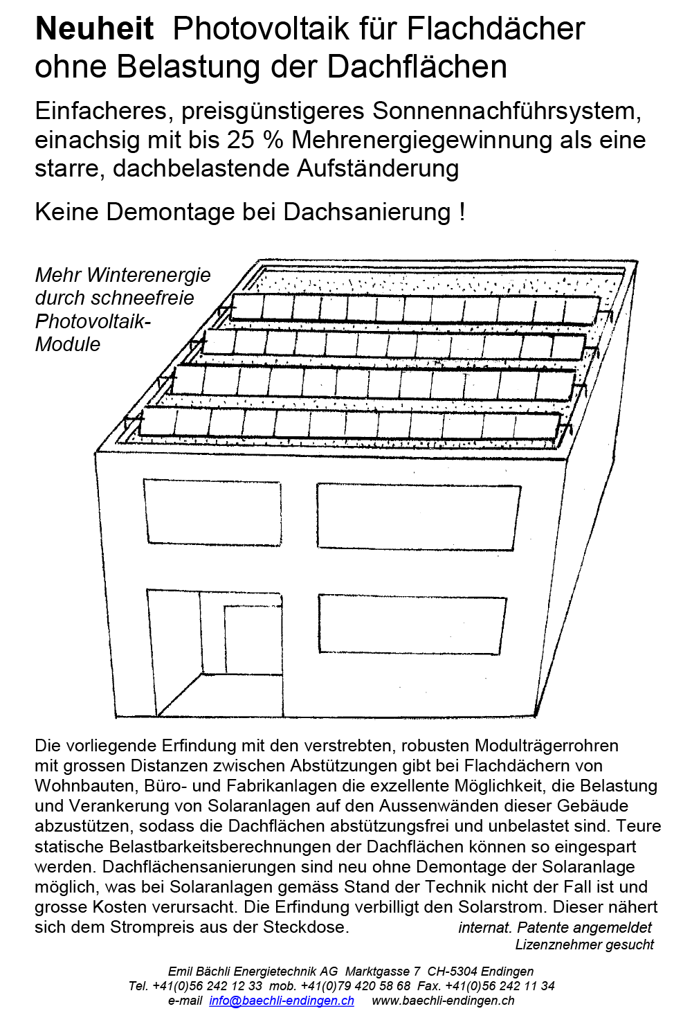 Neuheit:	Drehbare	Solarpanels	fürs	Flachdach